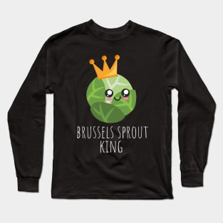 Brussels Sprout King Kawaii Long Sleeve T-Shirt